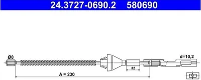 Obrázek produktu pro Linka Ham. Recz. Ford T. Focus 1.0-2.0 11-20 Le Pr