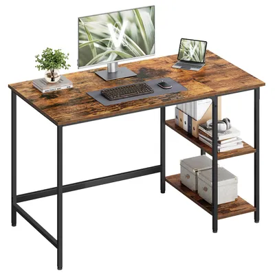 Produktbild von VASAGLE Computertisch Schreibtisch mit 2 Regale 120 x 75 x 60 cm Vintage