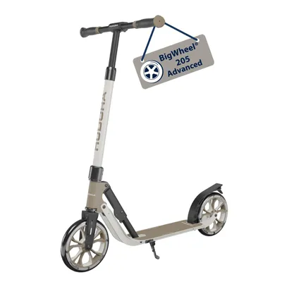 Produktbild von HUDORA BigWheel® 205 Advanced Scooter - ivory - Komfortabler Aluminium-Roller für bis zu 100kg - höhenverstellbar & zusammenklappbar