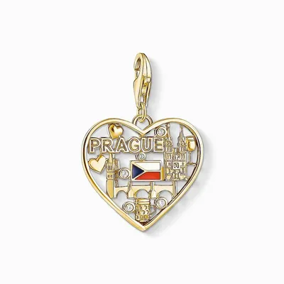Image de Thomas Sabo Femme Charm pendentif We love Praga or IC12365-565-7