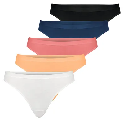 Produktbild von NUR DIE Damen String Basic 5-Pack mixset1 - Größe 40-42