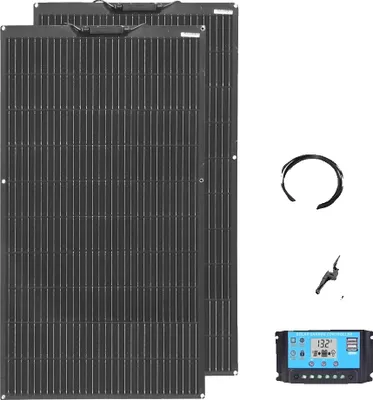 Produktbild von Flexibles Solarpanel, 200W Leistung, hohe Effizienz, 12V24V200W Solarkit