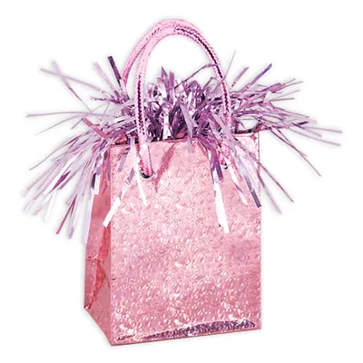 Produktbild von Ballongewicht 170g Tüte Holo Rosa