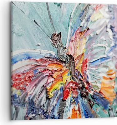 Produktbild von Bild auf Leinwand - Leinwandbild - Vogel Natur Farbe - 70x70cm - Wand Bild - Wanddeko - Wandbilder - Leinwanddruck - Bilder - Kunstdruck - Wanddekoration - Leinwand bilder - Wandkunst - AC70x70-3594