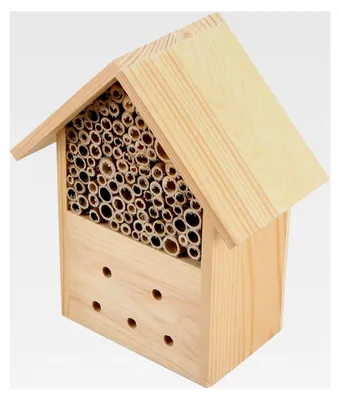 Produktbild von Hängendes Bienenhaus Achteckiger Holz-Bienenstock für den Außenbereich Wetterfester Lebensraum für Bienen zur Förderung von Bestäubern im Garten, auf dem Balkon und der Terrasse