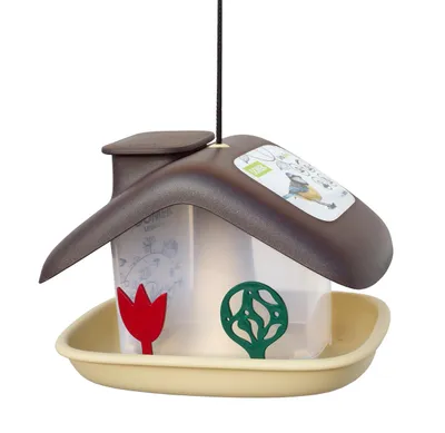 Produktbild von Vogelfutterhaus 1606970125 Kunststoff Domek beige/braun