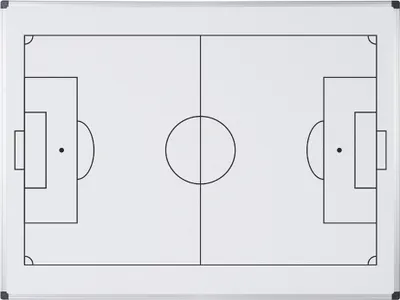 Produktbild von Bi-Office Weißwandtafel Fußballfeld A3