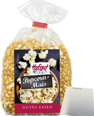 Produktbild von Hofgut Popcorn Mais (500g Beutel) + usy Block