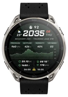 Zdjęcie produktu dla Amazfit Cheetah 2 Ultra, 3,81 cm (1.5"), AMOLED, Ekran dotykowy, 64 GB, GPS, 52 g