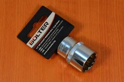 Produktbild von Stecknuss Steckschlüssel Einsätze Nüsse kurz Nuss 12 kant 1/2"-22mm