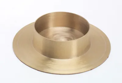 Produktbild von Osterkerzen Kerzenhalter Messing Gold Matt für Ø 70 mm Kerzen