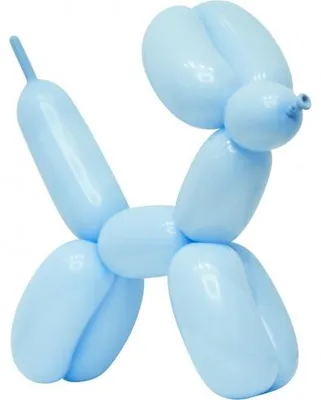 Produktbild von 50 Modellierballons pastell hellblau