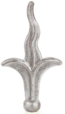 Produktbild von LogistSystem 1 Stück Zierspitze Metall - 130x70mm (HxB) / Basis: ∅ 20 Zaundekoration 40.050