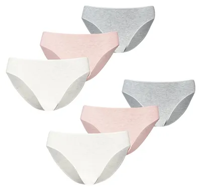 Produktbild von 6er Pack PUMA Damen Slips Baumwolle Modal Briefs