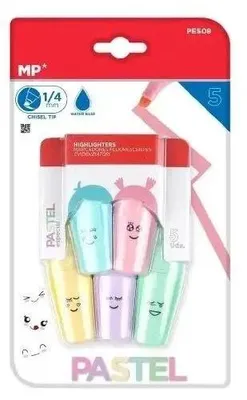 Immagine prodotto di Evidenziatore pastello 1,0/4,0 mm 5 pz