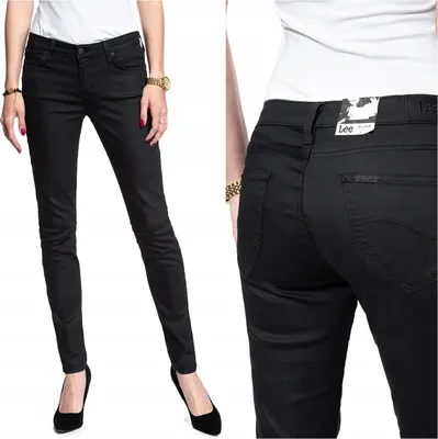Produktbild von LEE, Damen Jeanshose, Skinny fit, SCARLETT, W25 L33, Schwarz, Jeans, baggyjeans, buggy