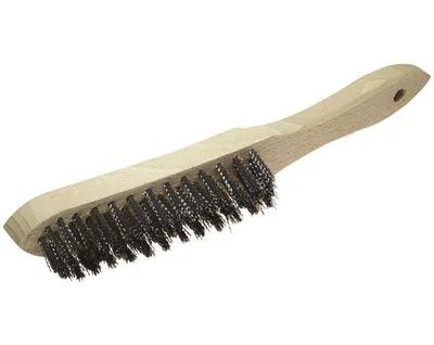Immagine prodotto di Wolfcraft® Spazzola di legno, acciaio ondulato, 4 file