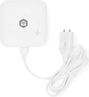 Produktbild von Nedis SmartLife Wassermelder - Wi-Fi - Batteriebetrieben - Verlängerung enthalten - Max. Batterie-Lebensdauer: 24 Monate - 80 dB - Weiss