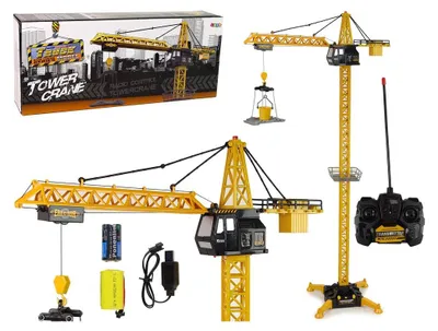 Zdjęcie produktu dla Ogromny Dźwig Żuraw R/C Zdalnie Sterowany Wysokość 183 Cm 2 Poziomy