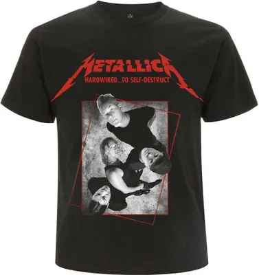 Zdjęcie produktu dla Metallica Hardwired Band Concrete Black M Koszulka