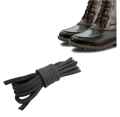 premium lederschnuersenkel schwarz premium leder 2