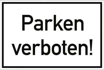 Produktbild von Dreifke® Parken verboten!, Alu, 300x200 mm