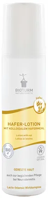 Produktbild von BIOTURM Pflegeemulsion mit Hafer für atopische und gereizte Haut 200 ml