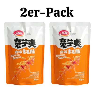 Produktbild von 2er-Pack Weilong Konjac Shuang Snack Szechuan 252g