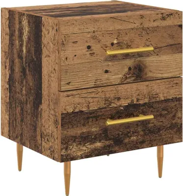 Image de Cabinet de chevet avec tiroir Bois Ancien 40 x 35 x 47,5 cm