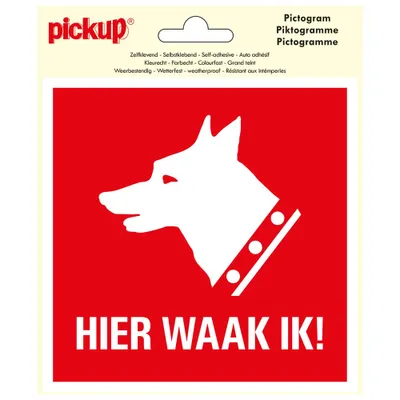 Produktbild von Aufkleber hier schaue ich! - 150x150mm.