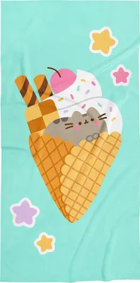 Zdjęcie produktu dla Ręcznik dziecięcy Kotka Pusheen Słodka jak lody