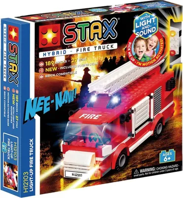 Produktbild von Stax LIGHT Hybride-Fire Truck Bauspielzeug mit Licht