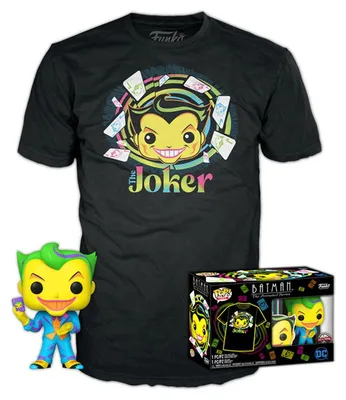 Image de Funko Pop! DC Comics - Joker z zestawem T-Shirt Exclusive Figurki