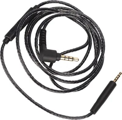 Obrázek produktu pro Kabel pro upgrade sluchátek, 3,5 mm konektor na 2,5 mm konektor, kabel sluchátek s ovládáním hlasitosti a mikrofonem pro AKG Y40 Y50 Y45 pro S700