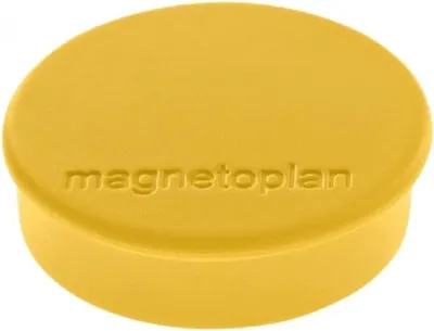 Image de magnetoplan Discofix aimant rond "standard", jaune