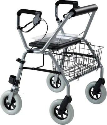 Produktbild von XXL Rollator Actimo Basic XXL, faltbarer Schwerlast-Rollator bis 280 kg