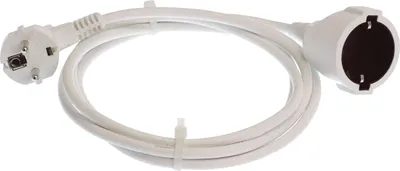 Produktbild von as - Schwabe Kunststoff-Verlängerung – 3 m PVC-Leitung mit Schutzkontaktstecker & Schutzkontaktkupplung ­– 230 V / 16 A Schuko-Verlängerungskabel mit