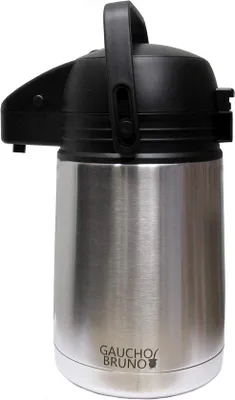 Produktbild von Famanu Thermoskanne Doppelwandig 1 Liter - Edelstahl