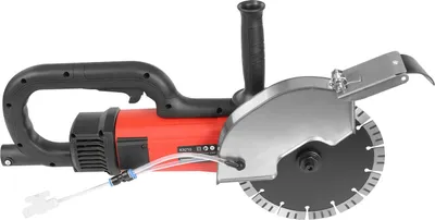 Produktbild von Mauernutfräse - Schlitzfräse für Beton/Backstein - 21 cm Scheibe - 68 mm Schnitttiefe - 7000 U/min - 2700 W - 220 V EU-Stecker - Rot
