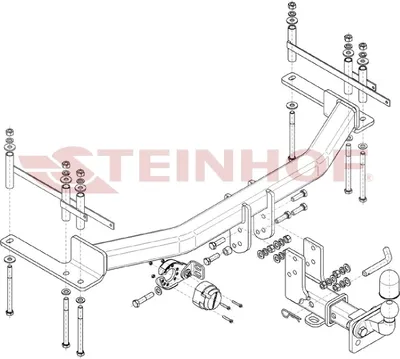 Produktbild von Z547942 Anhängerkupplung passend für SSANGYONG Rexton II 2017-2020 USA