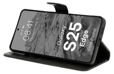 Produktbild von BIZON Tasche für Samsung Galaxy S25 Edge schwarz