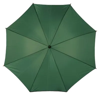 Image de L-Merch - Parapluie automatique à manche en bois « Cork » LT5106 (89 cm x 103 cm) (vert foncé)