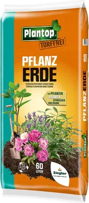 Zdjęcie produktu dla Ziemia doniczkowa bez torfu PLANTOP, 60 litrów