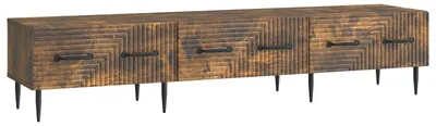 Obrázok produktu pre TV skrinka Dymový dub 147 x 34,5 x 30 cm Kompozitné drevo