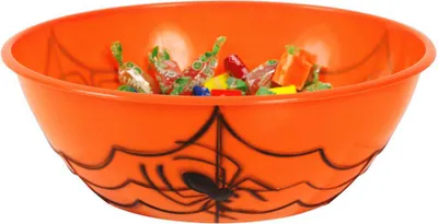Produktbild von Orange Trick or Treat Spinnen Schale für Süßes oder Saures