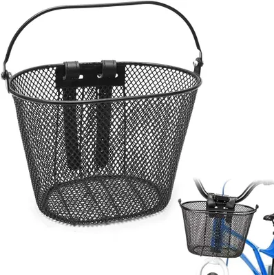 Productafbeelding van Fietsmand voor kinderen - Metalen fietsmand voor kinderfiets
