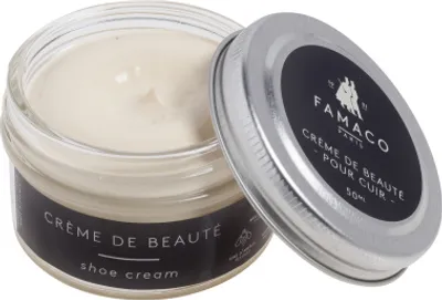 Zdjęcie produktu dla Famaco Creme de Beaute Schuhcreme - 50ml - hellbeige (390)