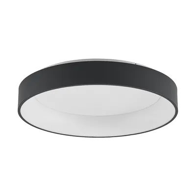 Produktbild von Arcchio LED-Deckenlampe Aleksi, Ø 60cm, schwarz, Metall, CCT