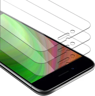 Produktbild von Cadorabo 3x Panzer Folie für Apple iPhone 7 / 7S / 8 / SE 2020 Schutzfolie in Transparent Folie Tempered