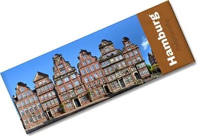 Produktbild von streetline Hamburg Peterstraße Panorama Souvenir Magnet